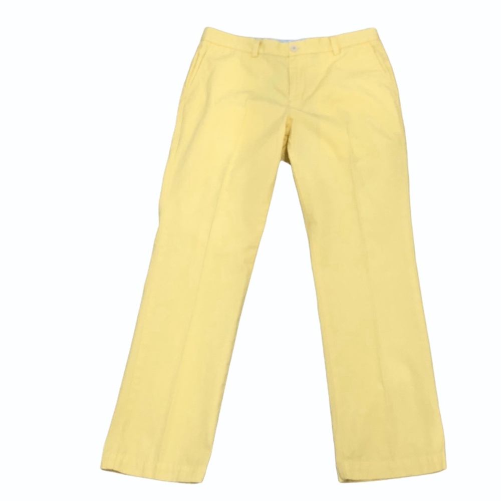 VINEYARD VINES YELLOW SLIM FIT BREAKER PANT